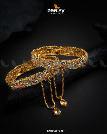 Bangles-0481 - Designer Dress with Intricate embroidery and embellishments. Shop elegent wedding dress at Maria Faisal.