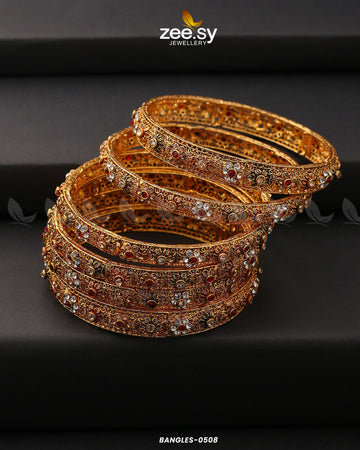 Bangles-0508 - Designer Dress with Intricate embroidery and embellishments. Shop elegent wedding dress at Maria Faisal.