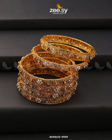 Bangles-0509 - Designer Dress with Intricate embroidery and embellishments. Shop elegent wedding dress at Maria Faisal.