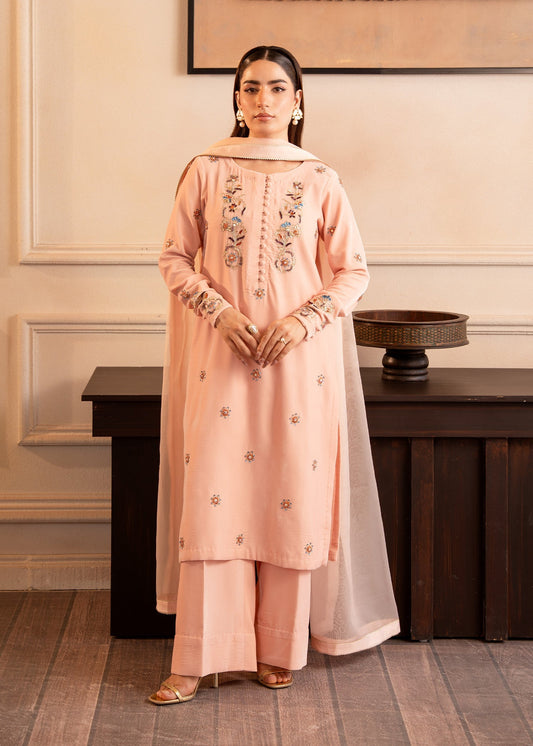 Fozia Khalid | The Velvet Rise 25 | BLOOM - Formal Dress - available at Maria Faisal in UK and USA.