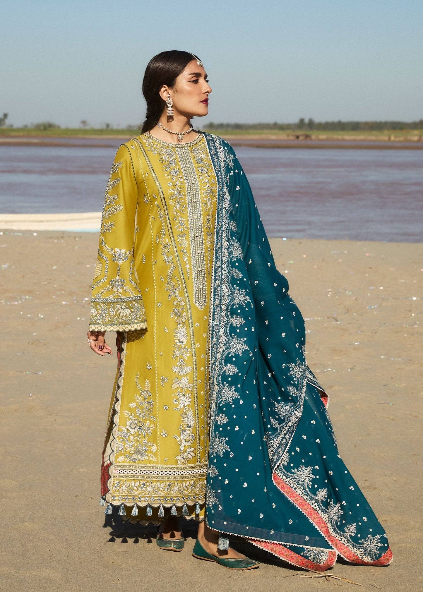 Hussain Rehar | Surkh Eid Pret’25 | Shamyaana by Maria Faisal - Registered Vendor of : Hussain Rehar - type : Ladies Clothes - 100% original wedding dresses