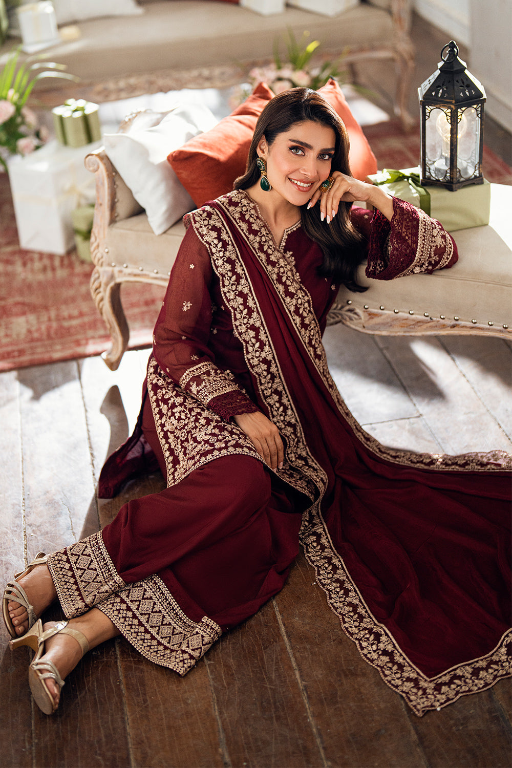 Azure | Luxe Formals | Berry Dusk - Ladies Clothes - Maria Faisal