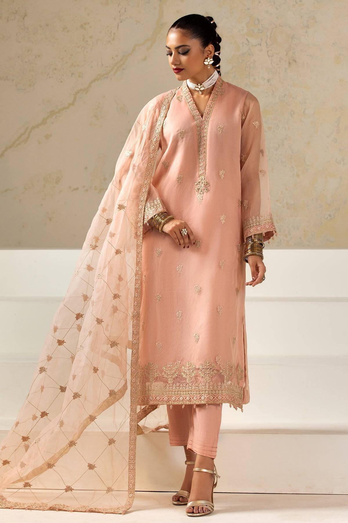 Charizma | Festive Pret | CMA-4-020 by Maria Faisal - Registered Vendor of : Charizma - type : Ladies Clothes - 100% original wedding dresses