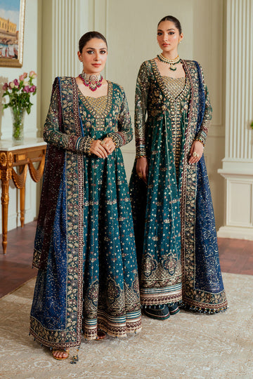 Baroque | Chantelle 24 | CHIFFON CH13-03 - Designer Dress with Intricate embroidery and embellishments. Shop elegent wedding dress at Maria Faisal.
