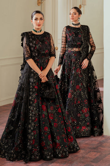 Baroque | Chantelle 24 | NET CH13-05 - Designer Dress with Intricate embroidery and embellishments. Shop elegent wedding dress at Maria Faisal.