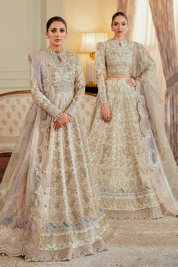 Baroque | Chantelle 24 | NET CH13-06 - Designer Dress with Intricate embroidery and embellishments. Shop elegent wedding dress at Maria Faisal.