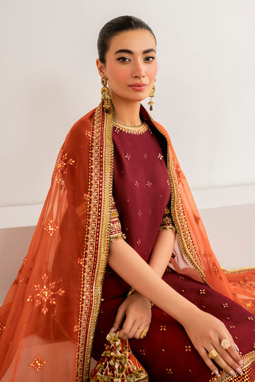 Baroque | Velvet Formals | CHIFFON UF-698 - Ladies Clothes