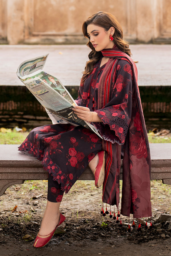 Baroque | Luxury Pret 24 | VISCOSE UF-740 - Designer Dress with Intricate embroidery and embellishments. Shop elegent wedding dress at Maria Faisal.