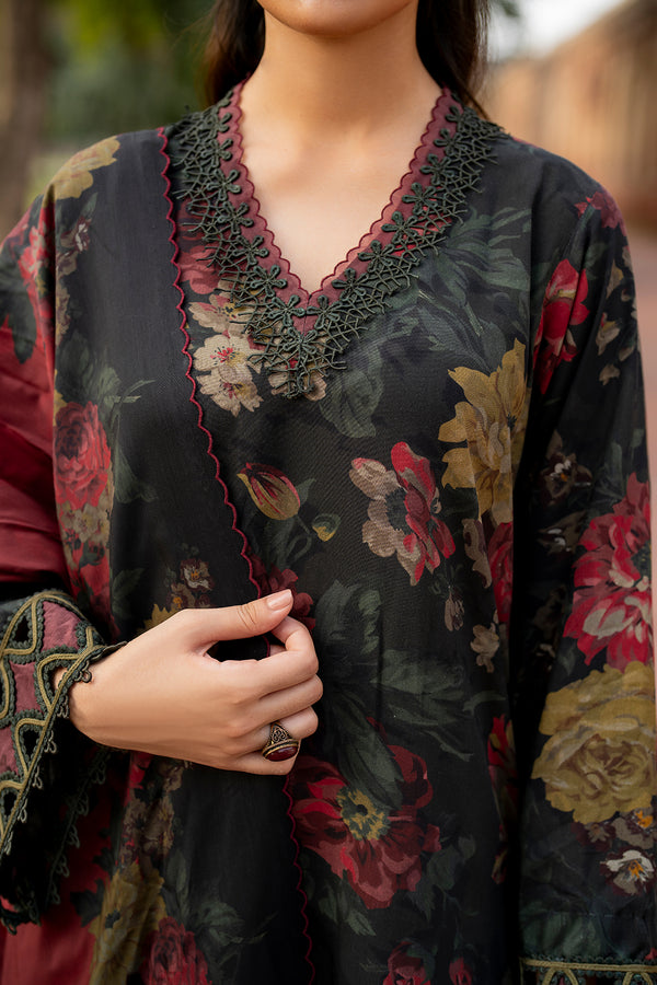 Baroque | Luxury Pret 24 | VISCOSE UF-724 - Designer Dress with Intricate embroidery and embellishments. Shop elegent wedding dress at Maria Faisal.