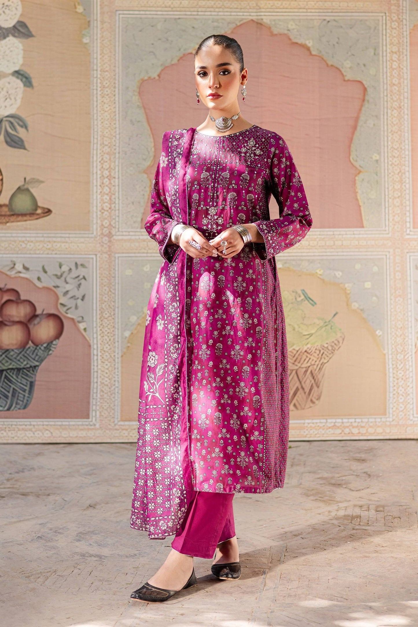 Batik | Chargbagh | Pink Arsh by Maria Faisal - Registered Vendor of : Batik - type : Ladies Clothes - 100% original wedding dresses
