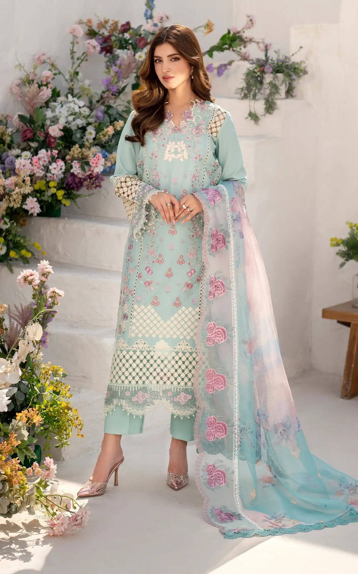 Asifa and Nabeel | Azalia Summer 25 | Bells of Ireland (AZL25-10) by Maria Faisal - Registered Vendor of : Asifa and Nabeel - type : Ladies Clothes - 100% original wedding dresses