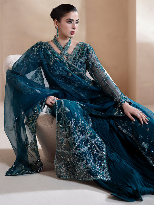 Epoque | Reve Luxury Formals | Bijou - Formal Dress - available at Maria Faisal in UK and USA.