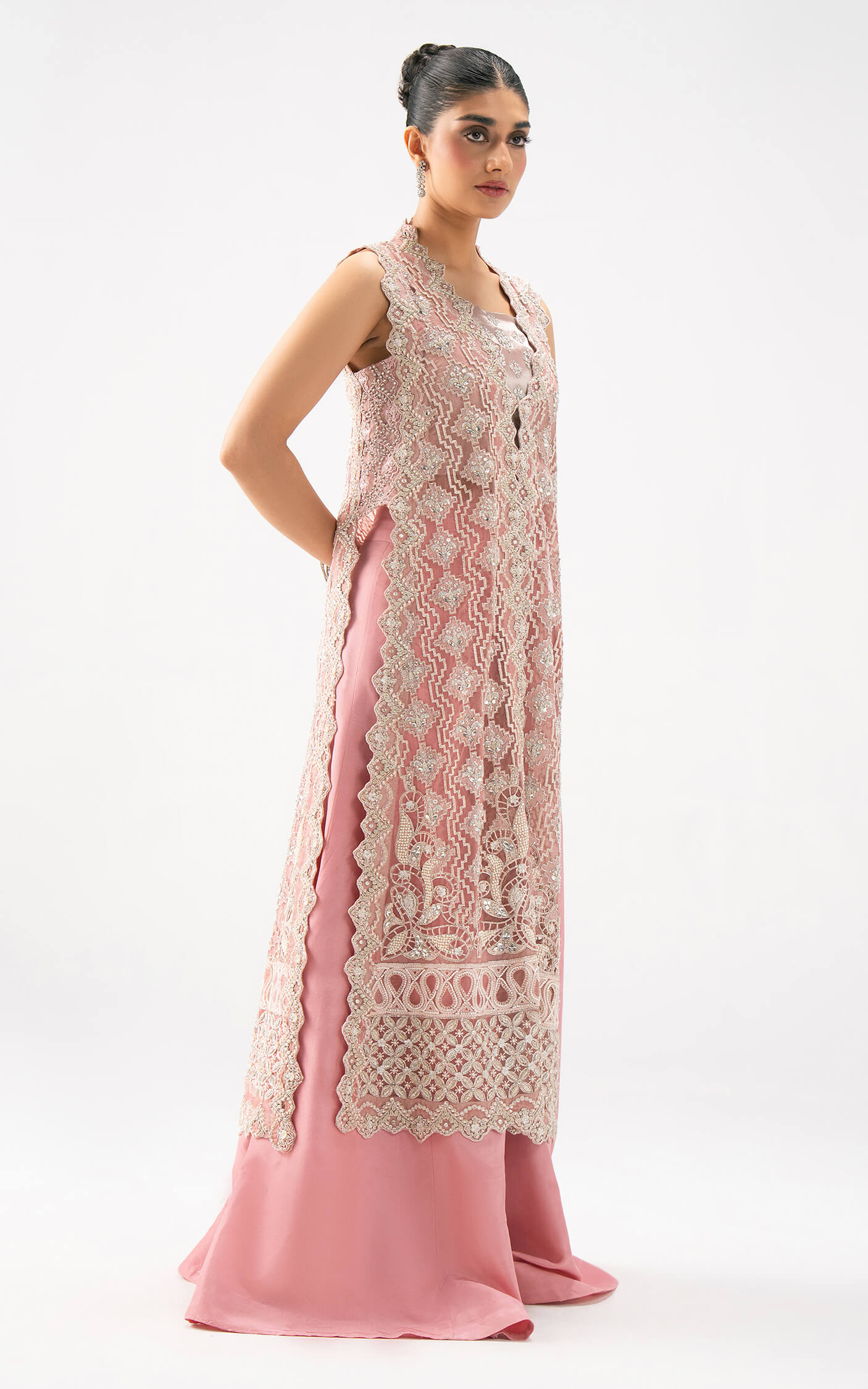 Asifa and Nabeel | Lyle Luxury Formals 25 | Blush Reverie Ensemble - Ladies Clothes - Maria Faisal