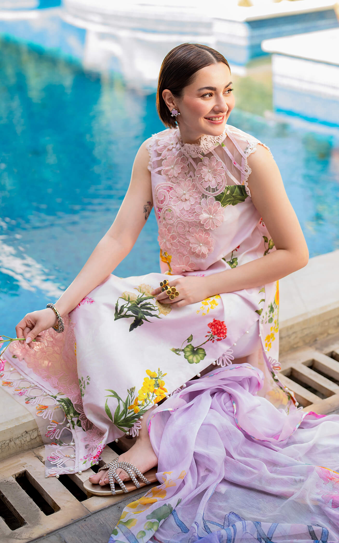 Asifa and Nabeel | Meraki Summer Vol 2 | Bulbul MK-05 - Designer Dress with Intricate embroidery and embellishments. Shop elegent wedding dress at Maria Faisal.