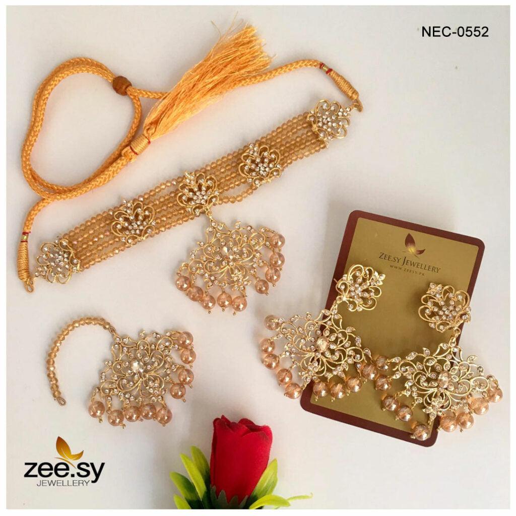 Crystal Necklace-0552 - Necklace Sets