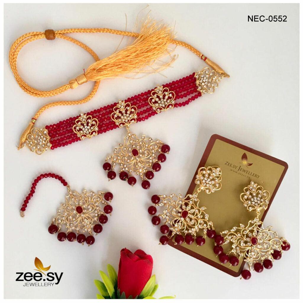 Crystal Necklace-0552 - Necklace Sets