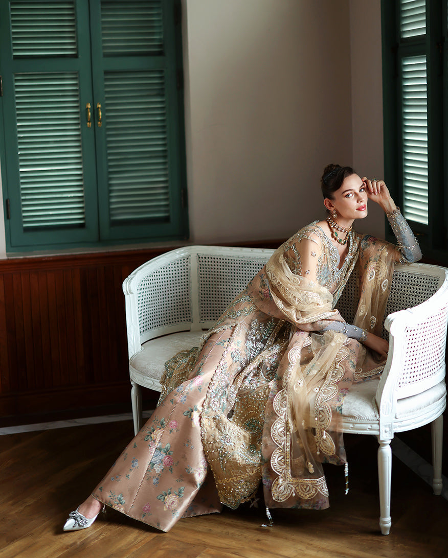 Mushq | The Muse | Calarissa - Bridal Dress - available at Maria Faisal in UK and USA.