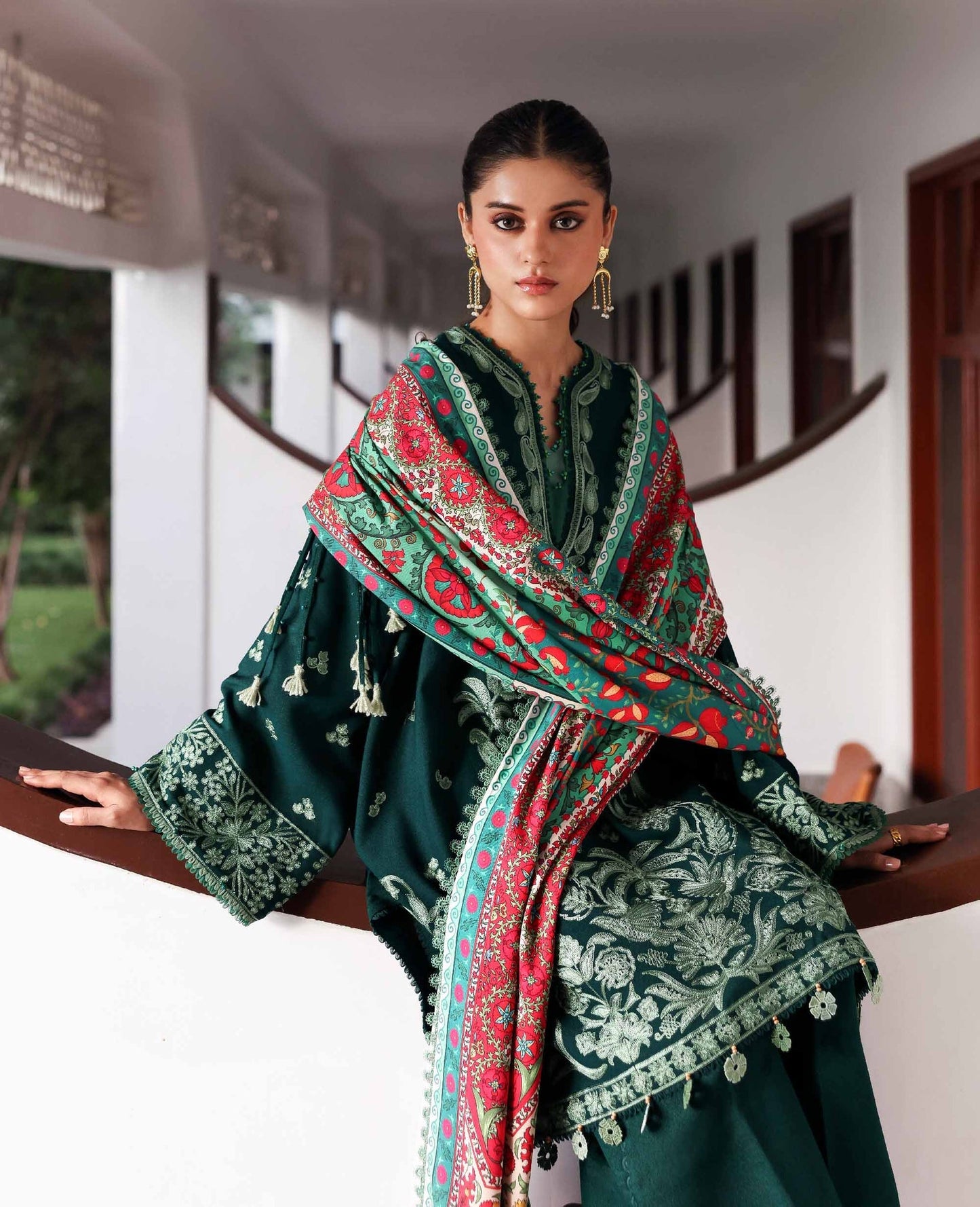 Celeste – authentic Pakistani dress from the Amaris Luxury Shawl 25 collection for women in the UK