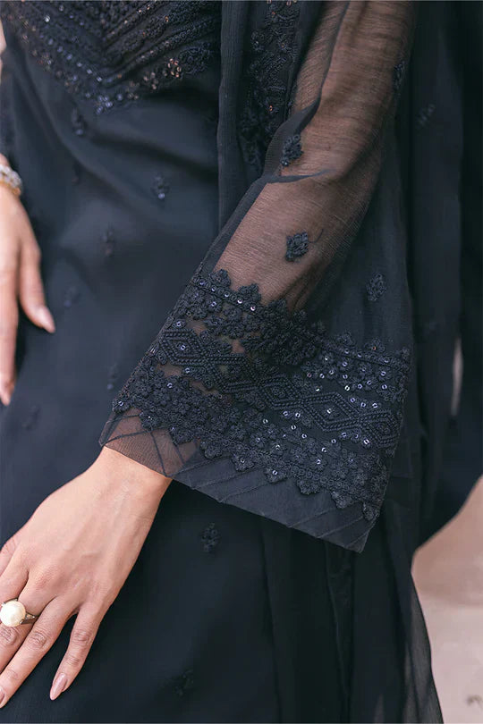 Azure | Embroidered Ensembles 3 Pcs | Charcoal Charm - Formal