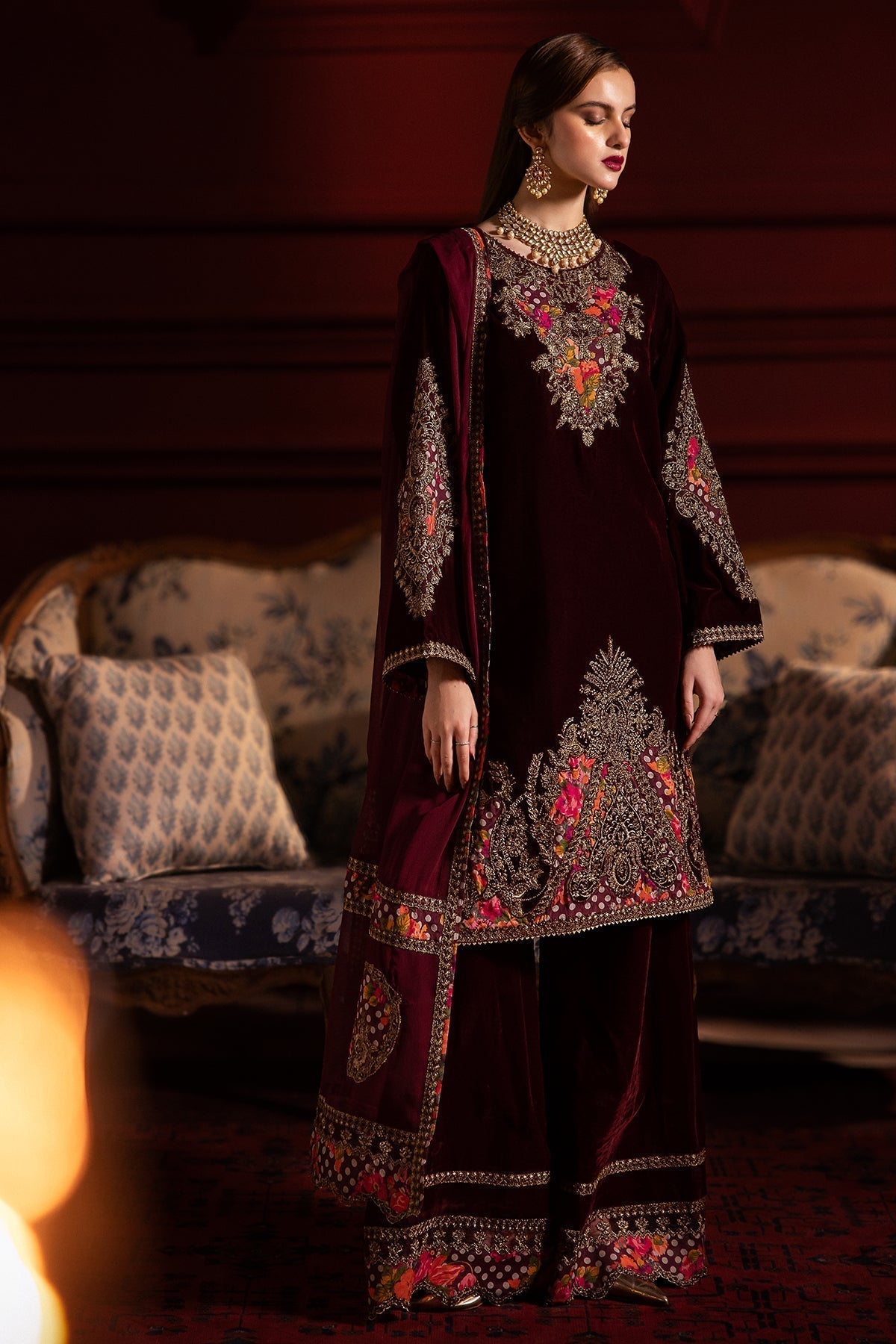 Charizma | Signora Velvet | Velvet CVT4-06 - Ladies Clothes - Maria Faisal