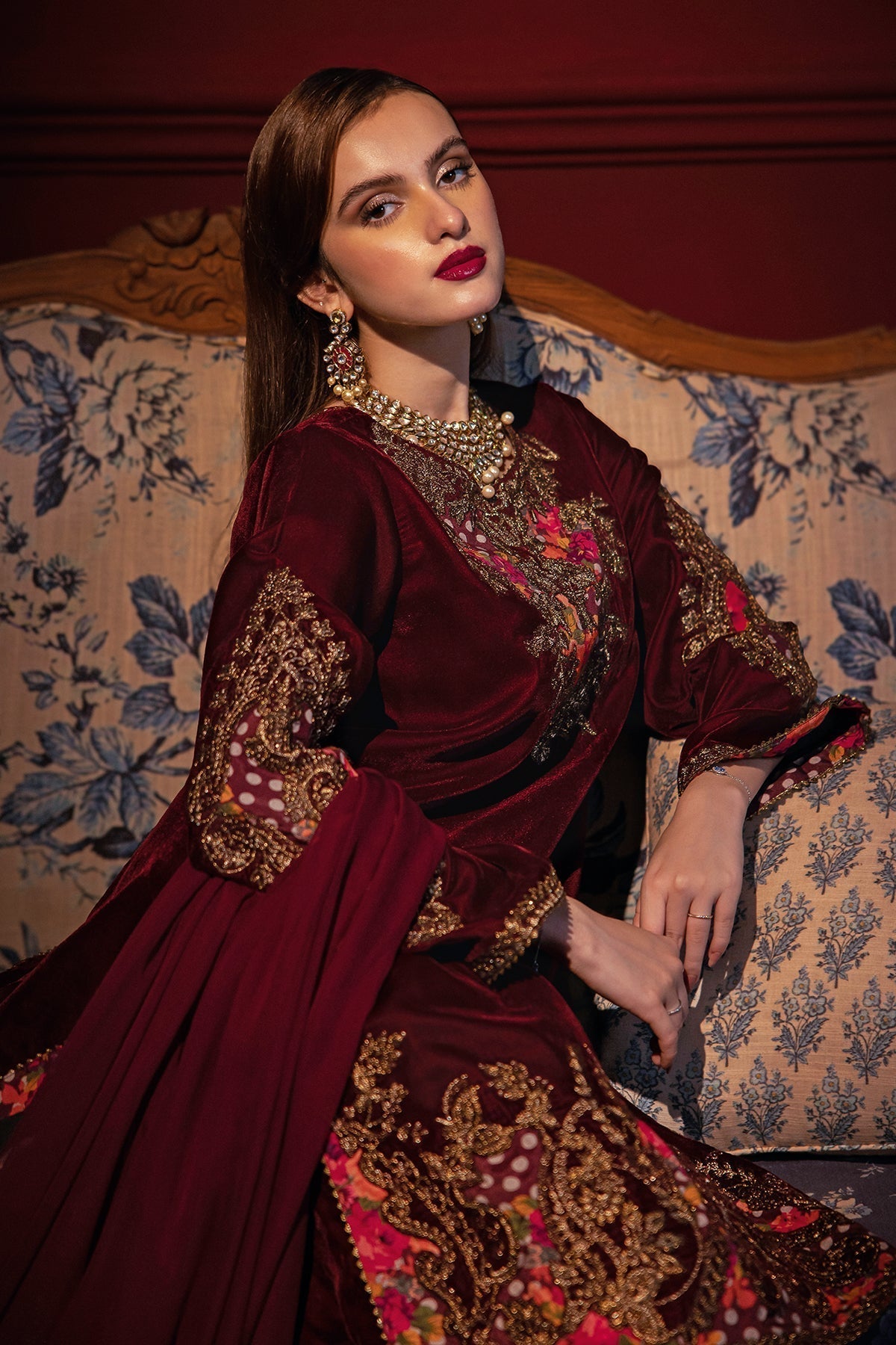 Charizma | Signora Velvet | Velvet CVT4-06 - Ladies Clothes - Maria Faisal