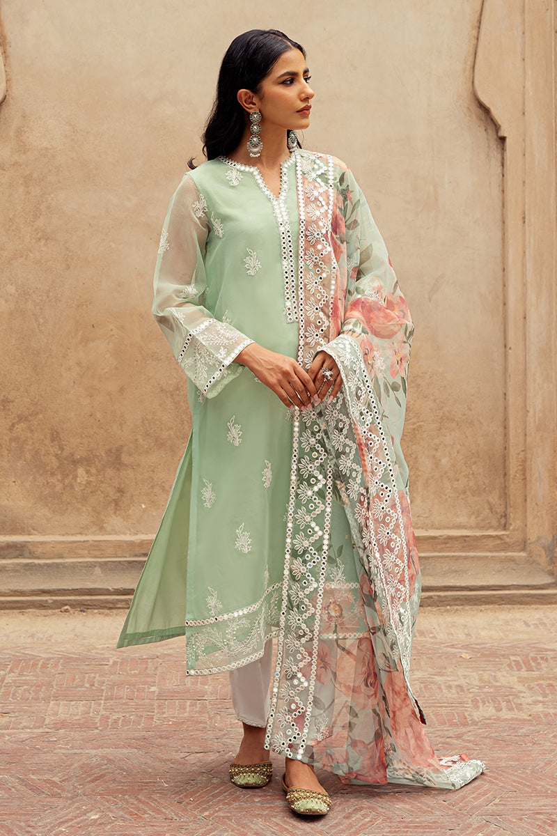 Cross Stitch | Eid Collection | ETHEREAL MINT - Maria Faisal