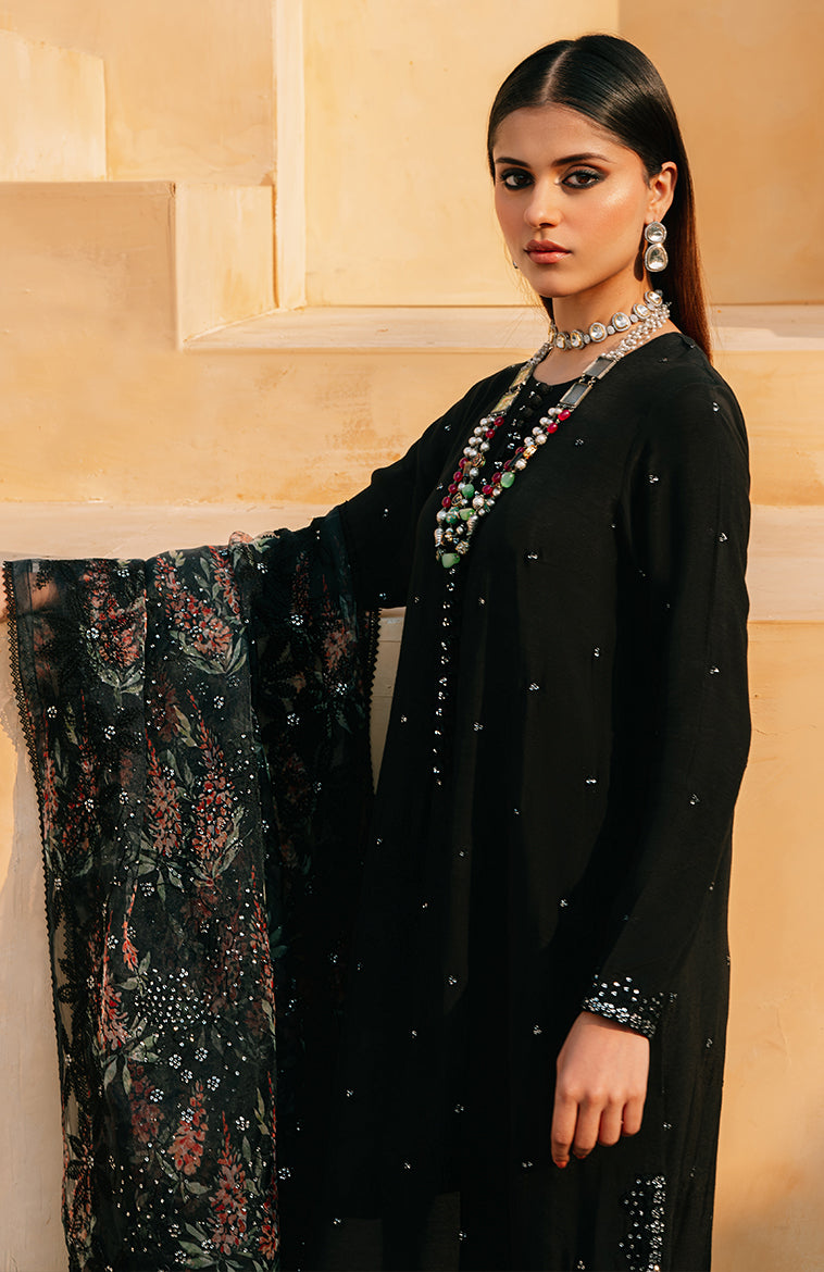 Cross Stitch | Eid Collection | BLACK DAHLIA - Maria Faisal