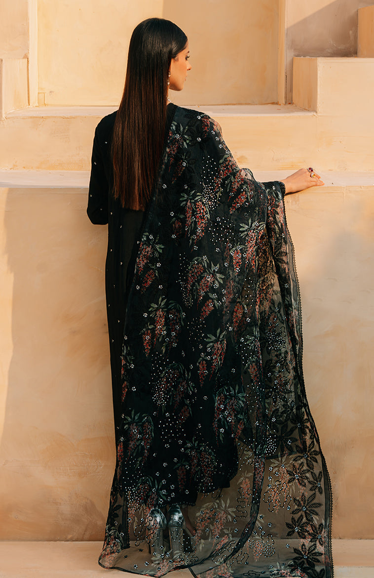 Cross Stitch | Eid Collection | BLACK DAHLIA - Maria Faisal