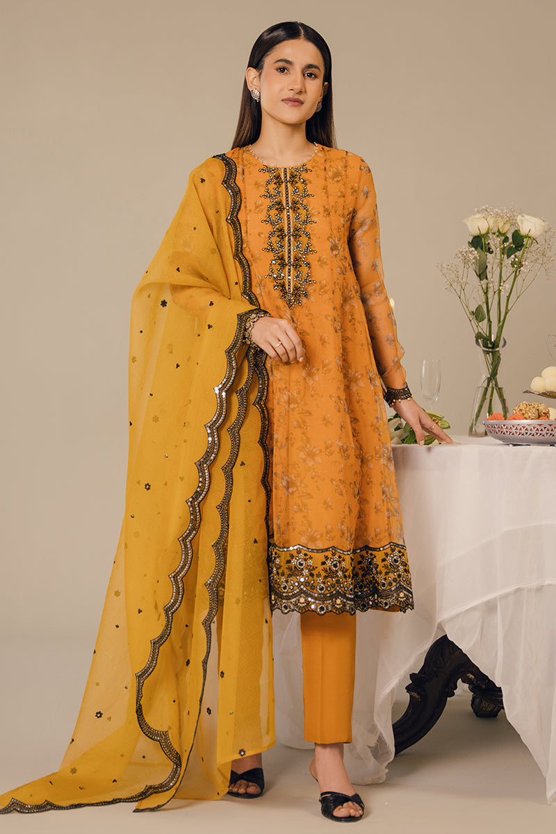 Cross Stitch | Eid Collection | HARVEST GOLD - Maria Faisal