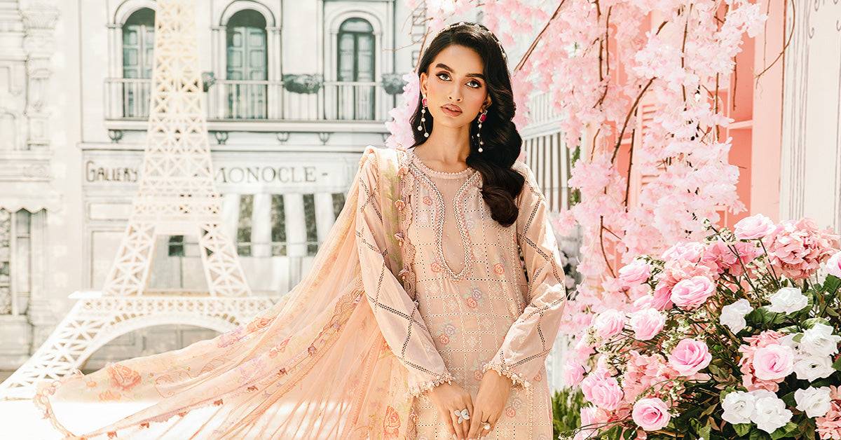 Maria B | M Prints Summer 25 | MPT-2601-A by Maria Faisal - Registered Vendor of : Maria B - type : Ladies Clothes - 100% original wedding dresses