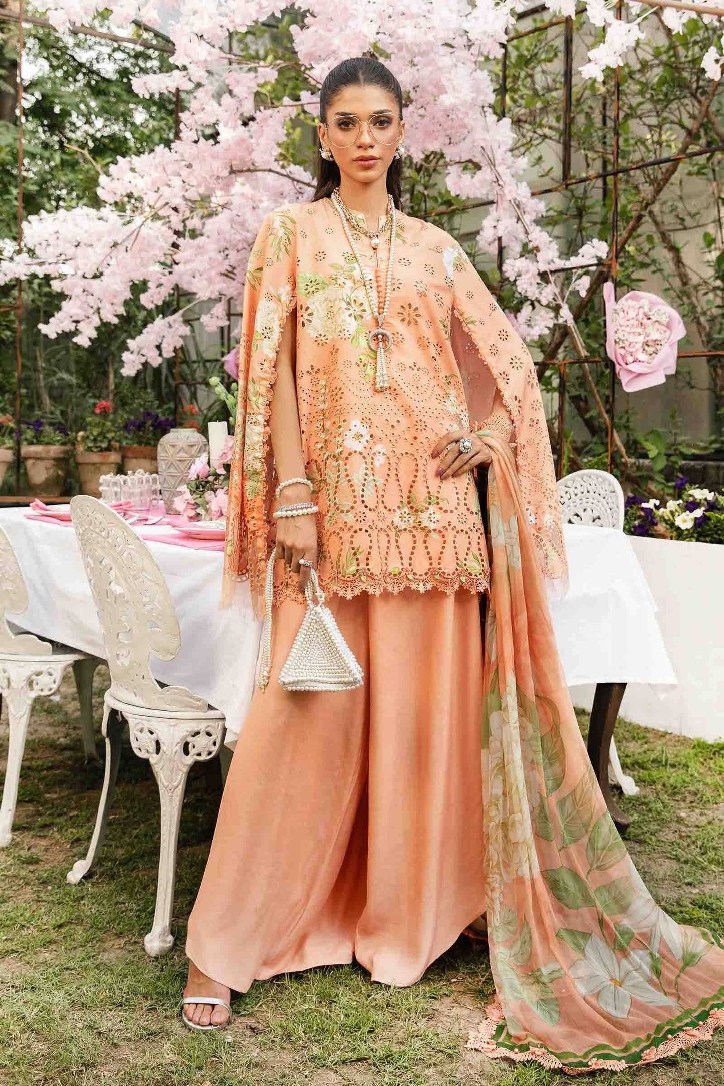 Maria B | M Prints Summer 25 | MPT-2602-A by Maria Faisal - Registered Vendor of : Maria B - type : Ladies Clothes - 100% original wedding dresses