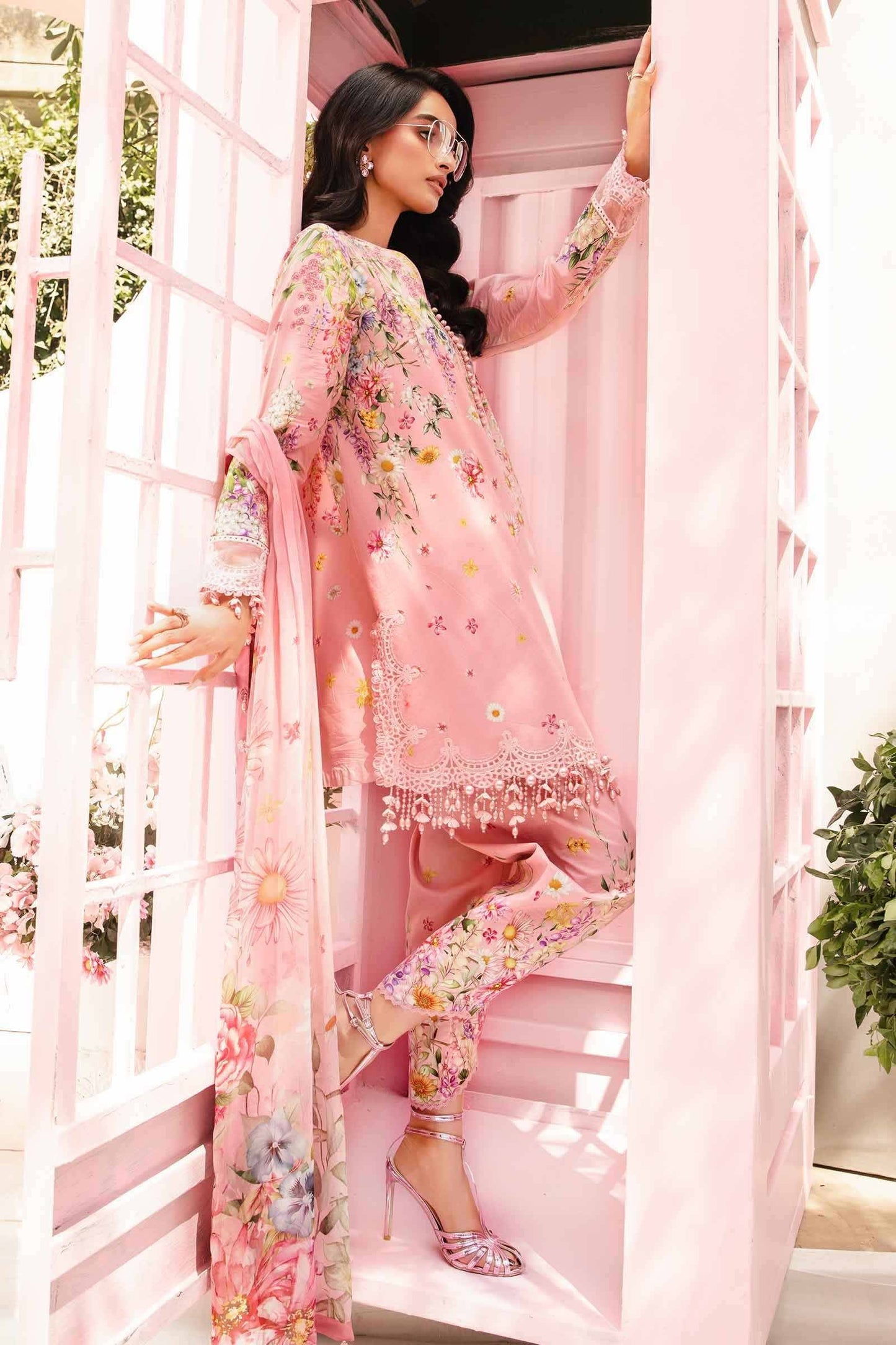 Maria B | M Prints Summer 25 | MPT-2603-B by Maria Faisal - Registered Vendor of : Maria B - type : Ladies Clothes - 100% original wedding dresses