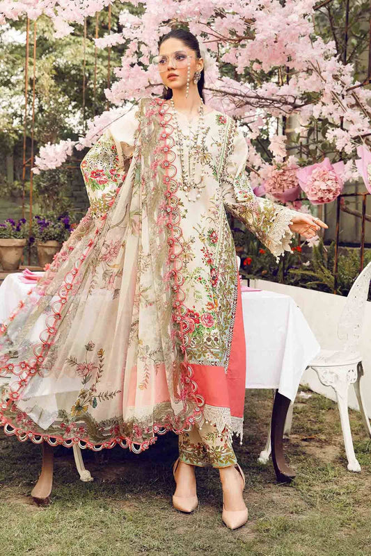 Maria B | M Prints Summer 25 | MPT-2605-A by Maria Faisal - Registered Vendor of : Maria B - type : Ladies Clothes - 100% original wedding dresses