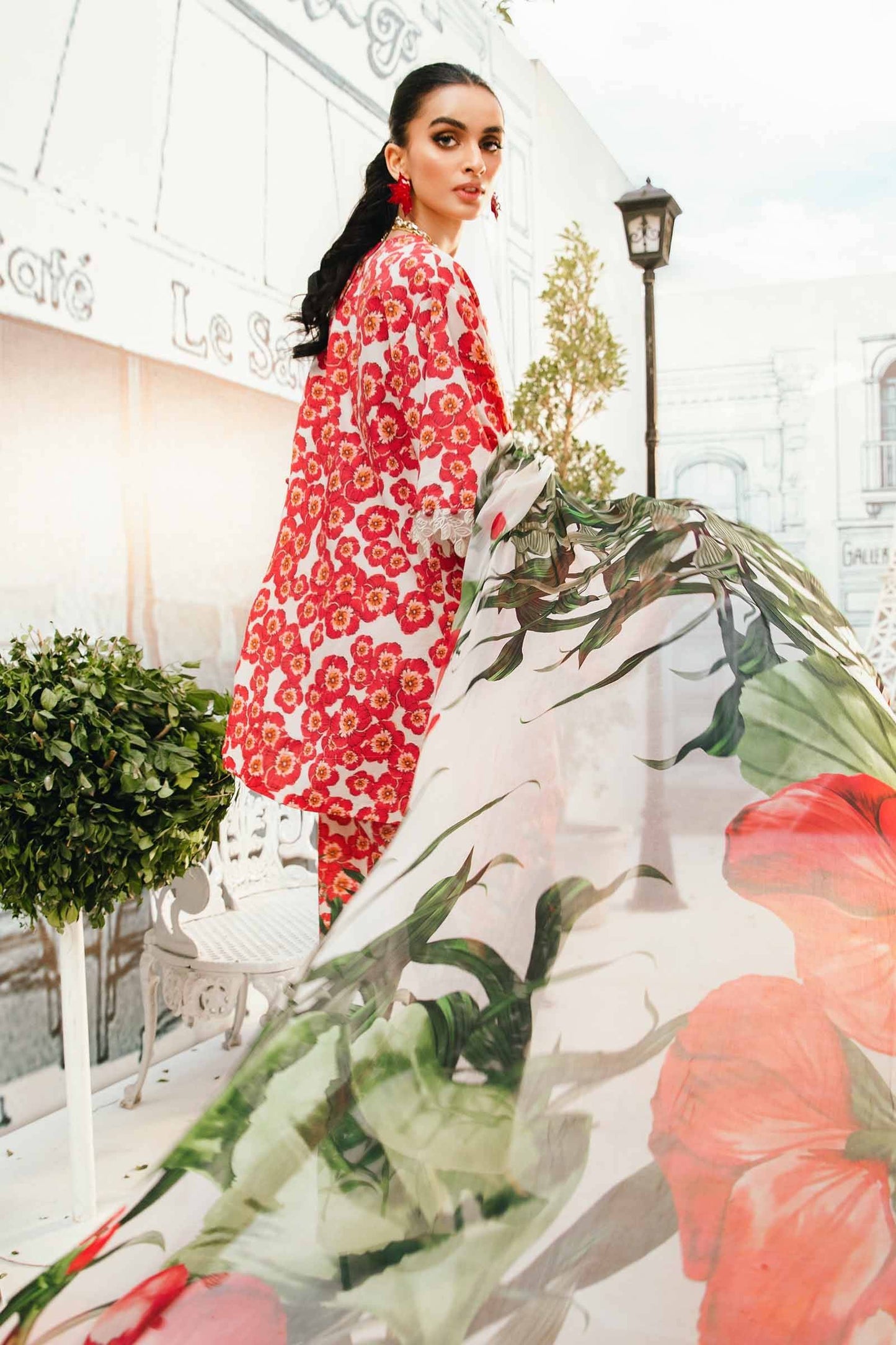 Maria B | M Prints Summer 25 | MPT-2606-B by Maria Faisal - Registered Vendor of : Maria B - type : Ladies Clothes - 100% original wedding dresses