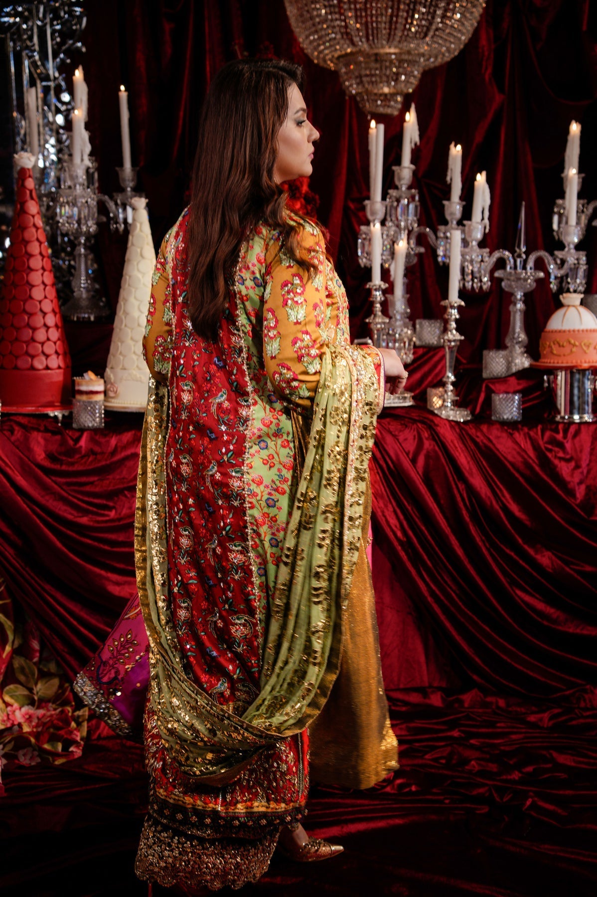 Sable Vogue | Laal Bagh Bridal Collection |SLB-1573 - Bridal Dress - available at Maria Faisal in UK and USA.