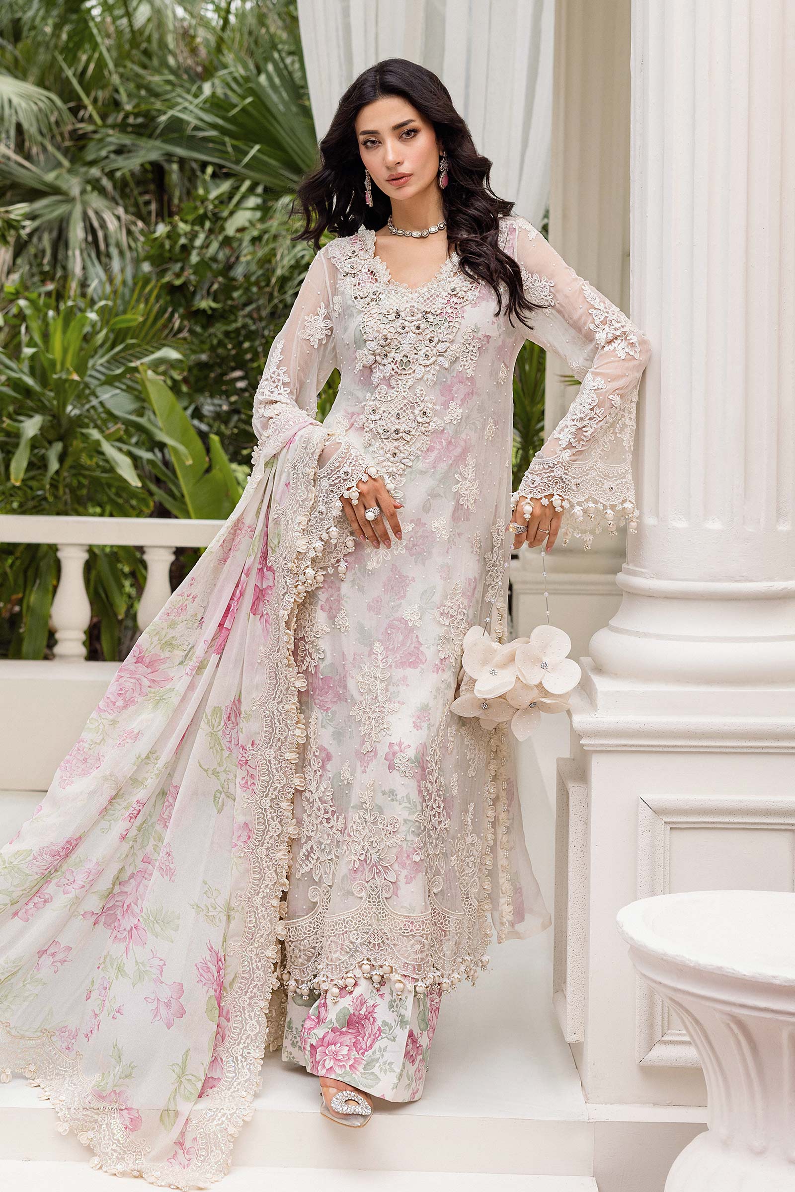 Maria B | Chiffon Formals 25 | MPC-25-101 - Ladies Clothes - Maria Faisal