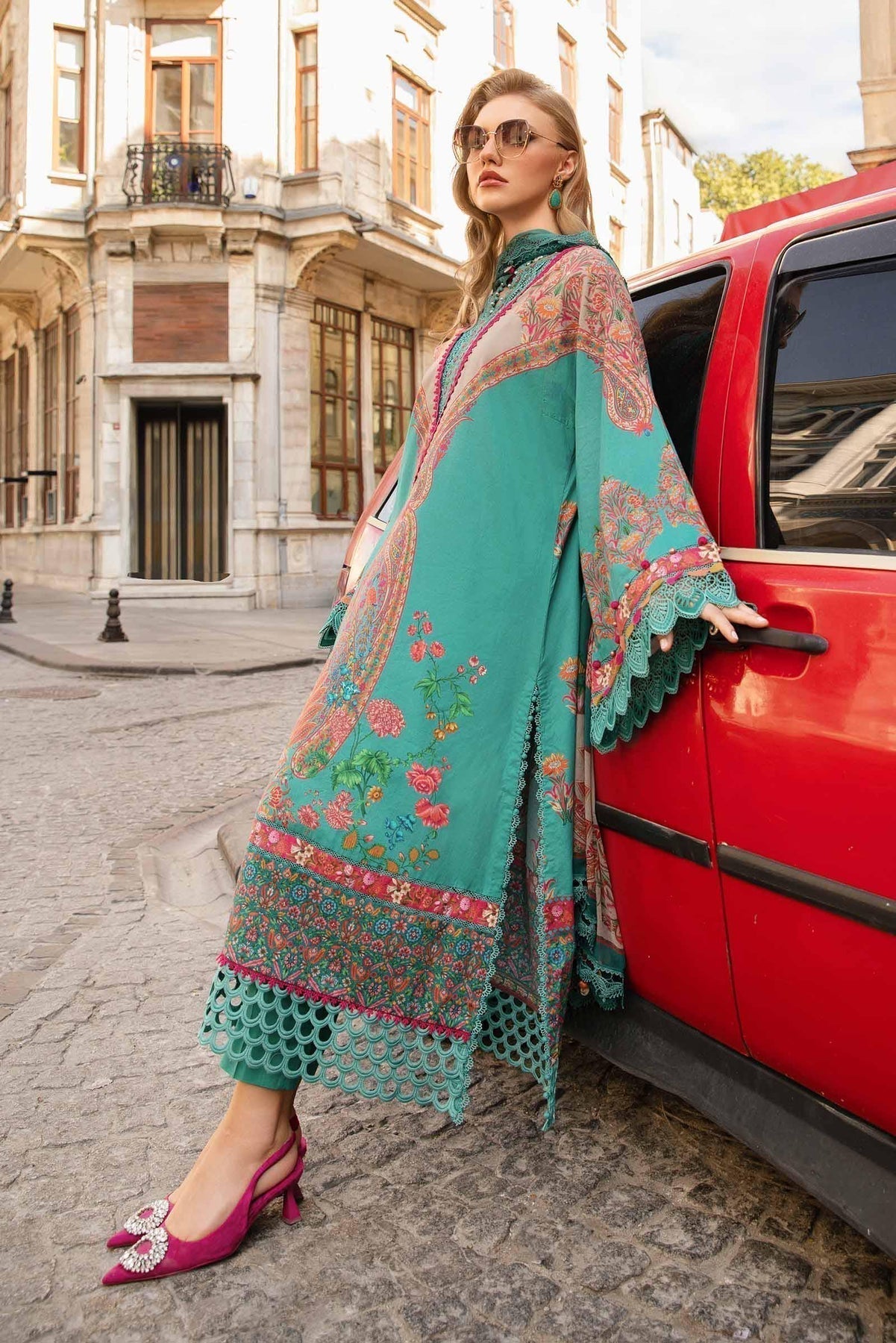 Maria B | M Prints Fall Edit 24 | MPT-2304-A - Ladies Clothes - Maria Faisal