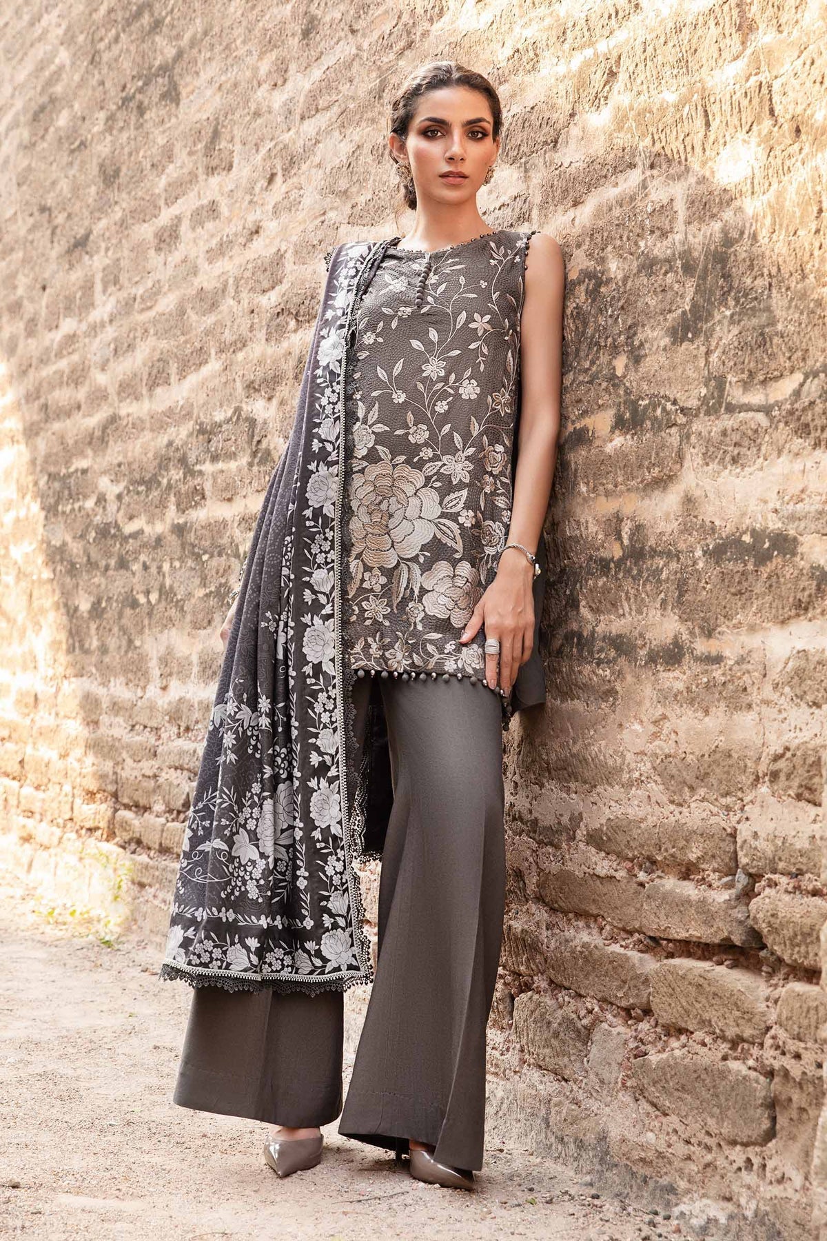 Maria B | M Prints Winter 24 | MPT-2408-B - Ladies Clothes - Maria Faisal