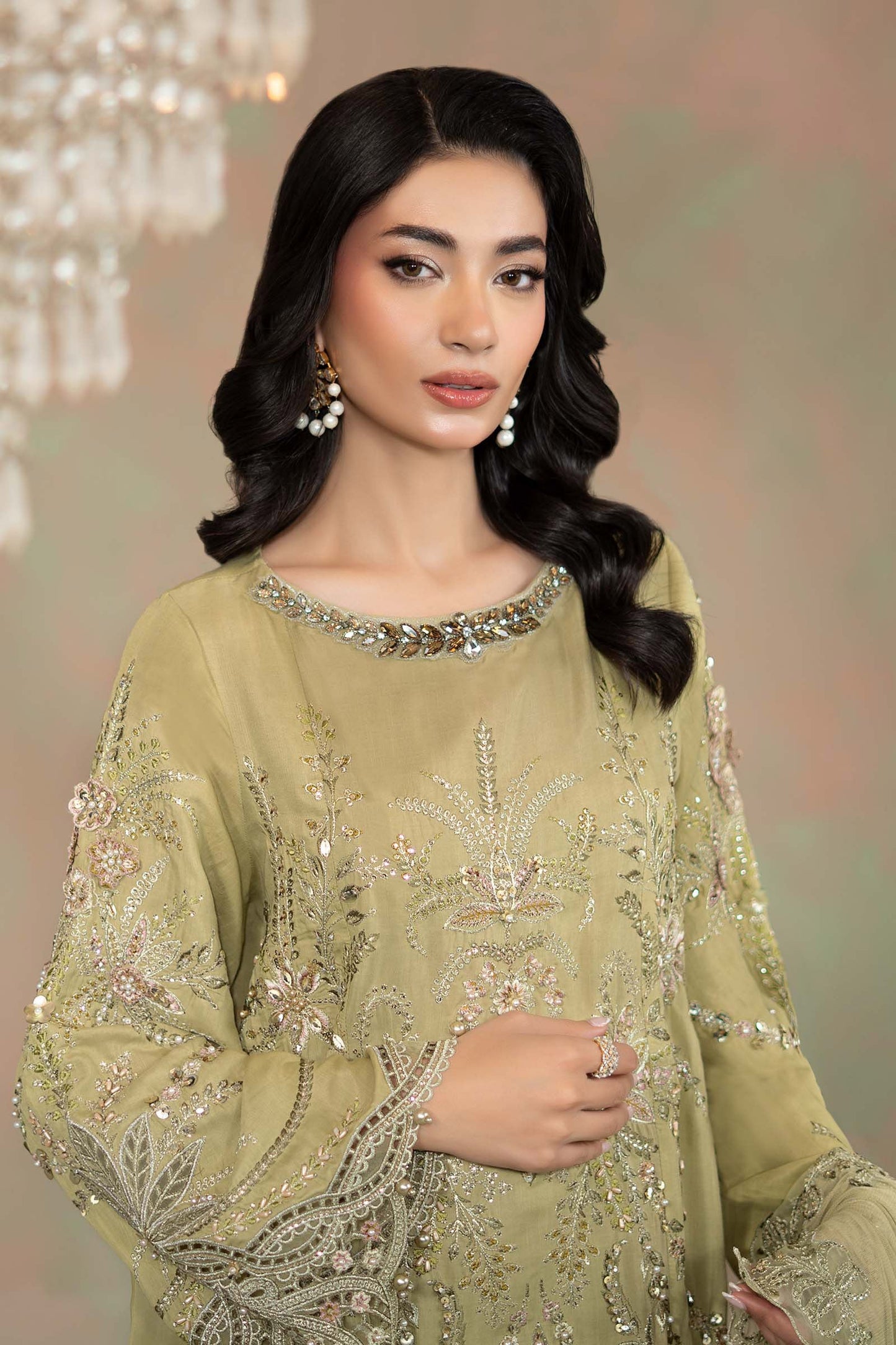 Maria B | Soiree Formals | WFS-09-08 - Formal Dress - available at Maria Faisal in UK and USA.