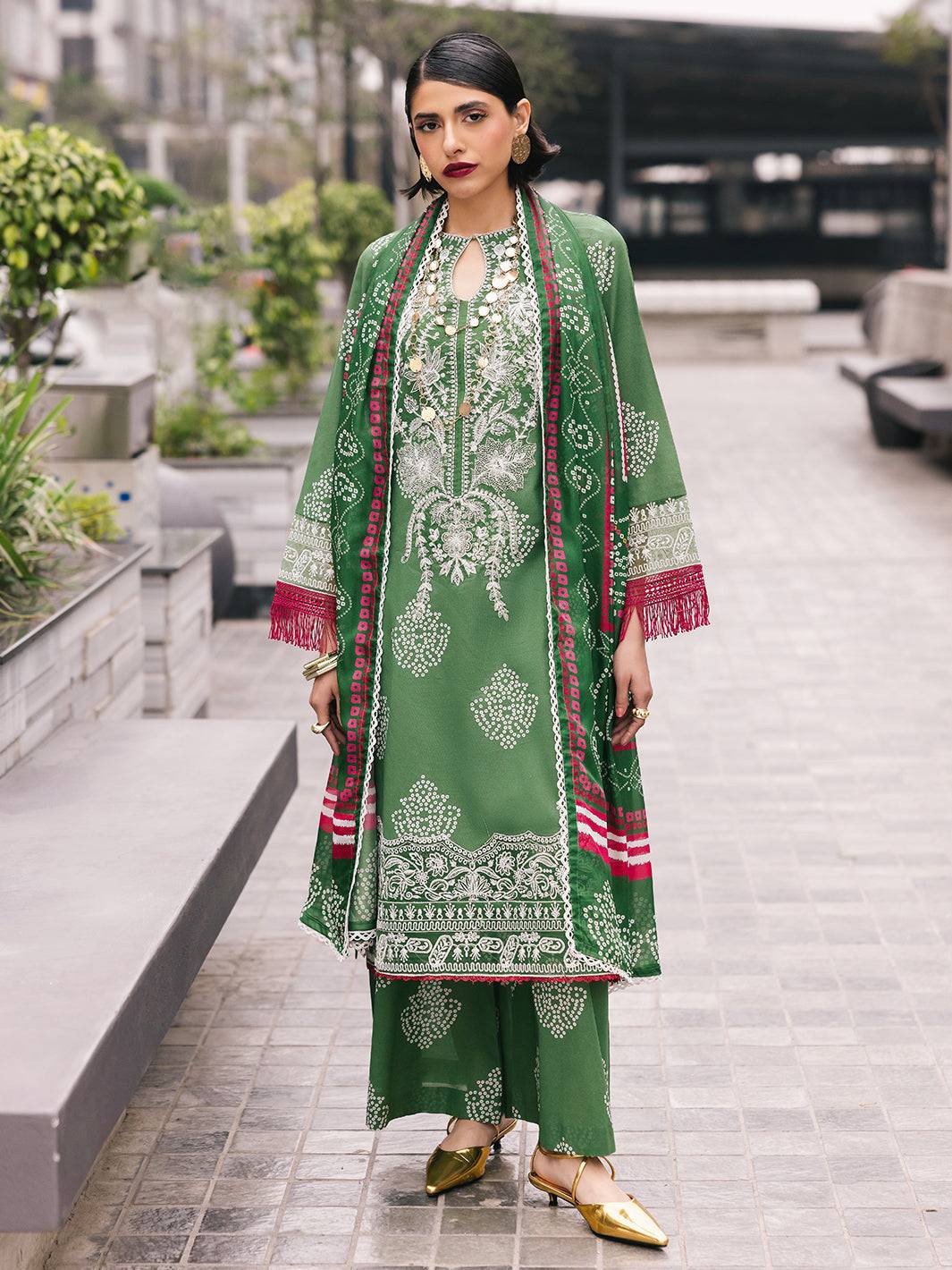 Mahnur | Broadway Luxury Lawn 25 | Sagebloom by Maria Faisal - Registered Vendor of : Mahnur - type : Ladies Clothes - 100% original wedding dresses