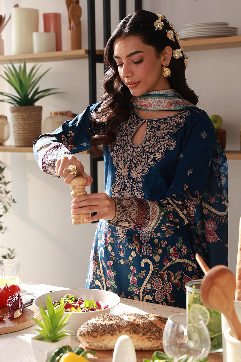 Gulaal | Delia Lawn | Onyxa - Luxury Dress - available at Maria Faisal in UK and USA.