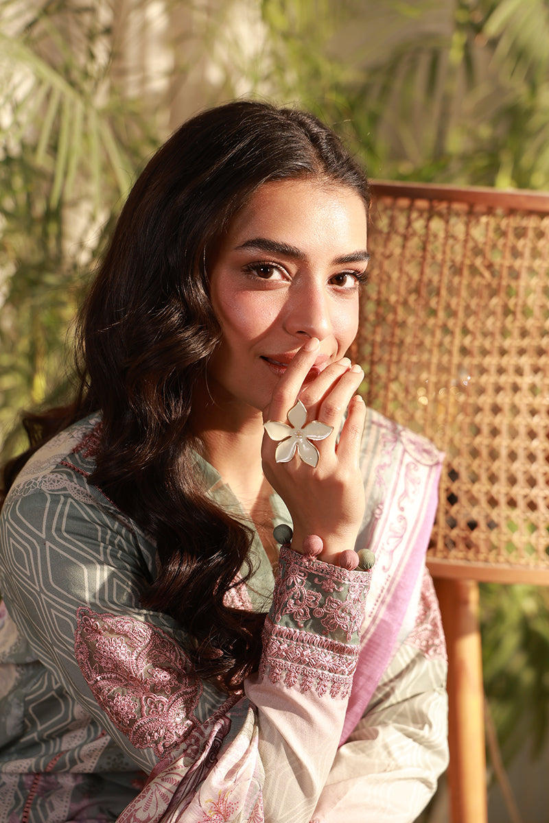 Gulaal | Delia Lawn | Elys - Luxury Dress - available at Maria Faisal in UK and USA.