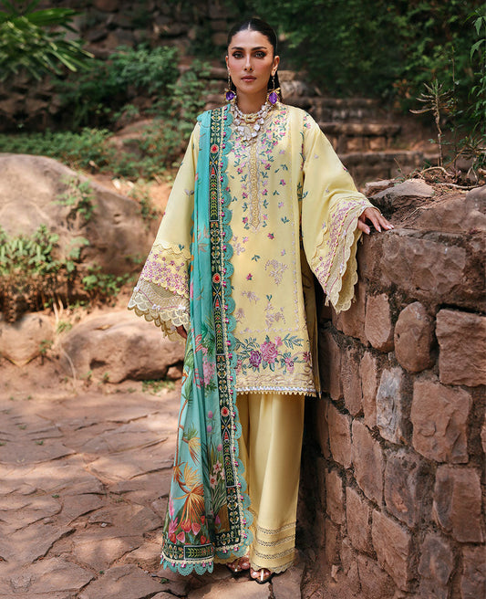 Republic Womenswear | Talia Luxury Lawn 25 | D3-A - Lina by Maria Faisal - Registered Vendor of : Republic Womenswear - type : Ladies Clothes - 100% original wedding dresses