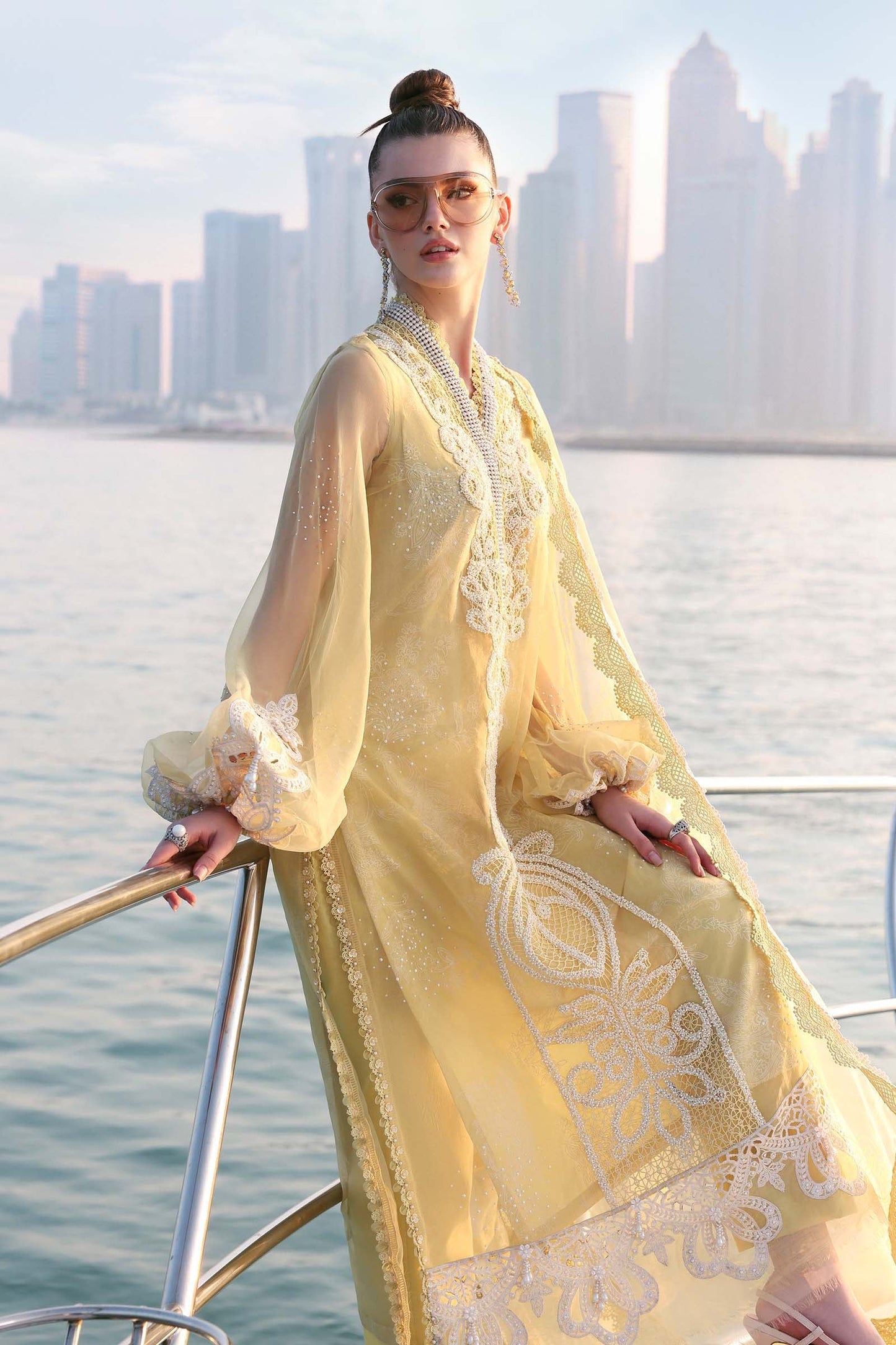 Maria B | Lawn 26 | D-2604-A - Luxury Dress - available at Maria Faisal in UK and USA.