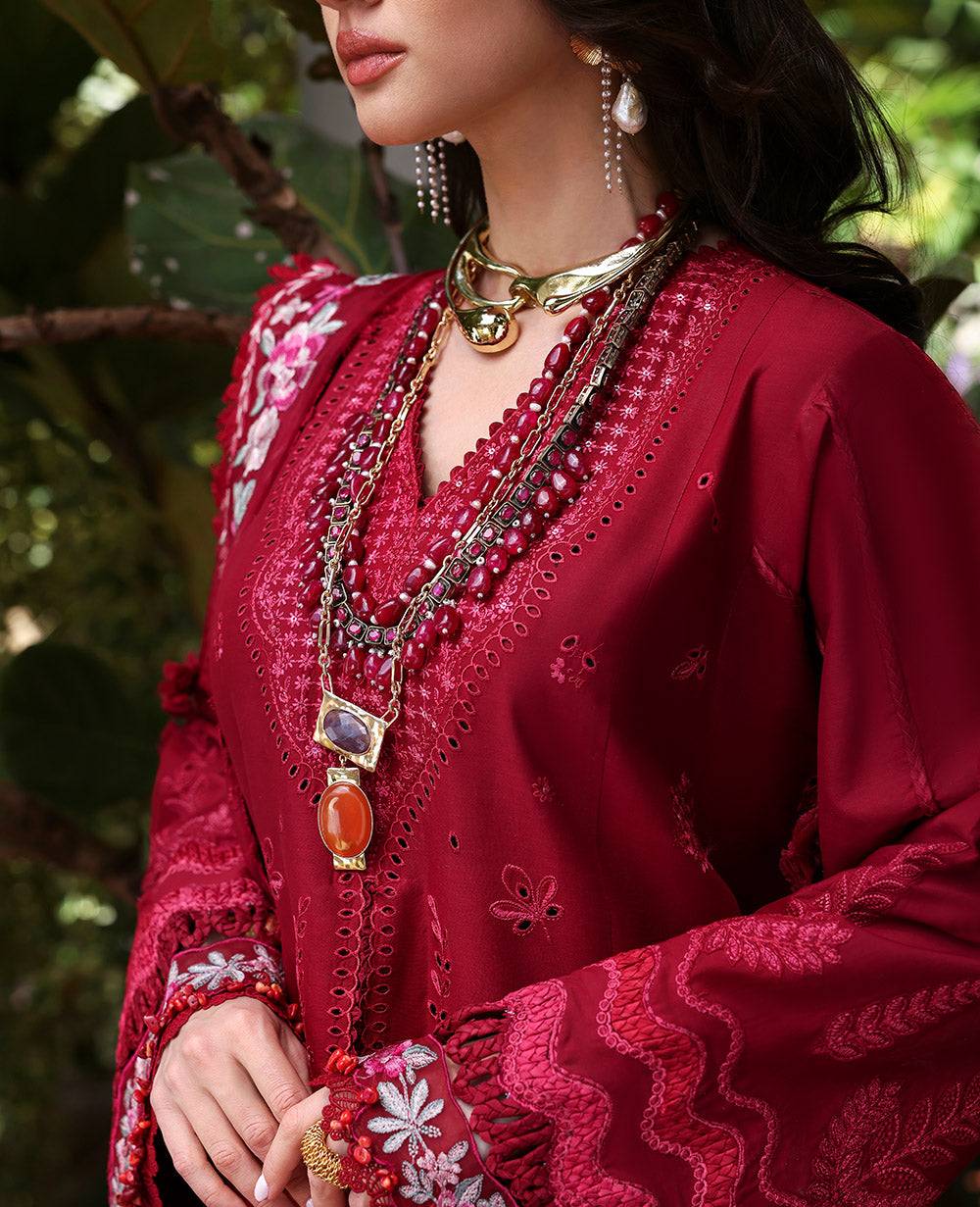Republic Womenswear | Kalani Eid Luxury Lawn 25 | D4-A - Rhea by Maria Faisal - Registered Vendor of : Republic Womenswear - type : Ladies Clothes - 100% original wedding dresses