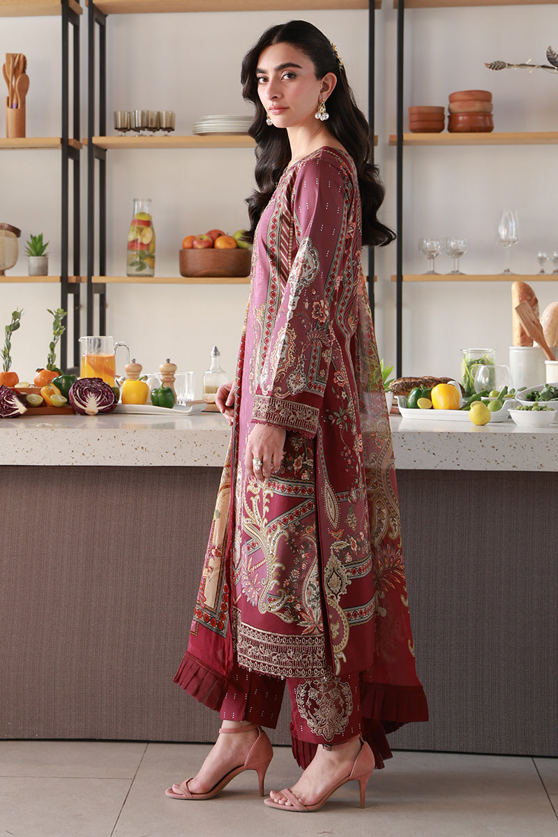 Gulaal | Delia Lawn 26 | Reva - Luxury Dress - available at Maria Faisal in UK and USA.