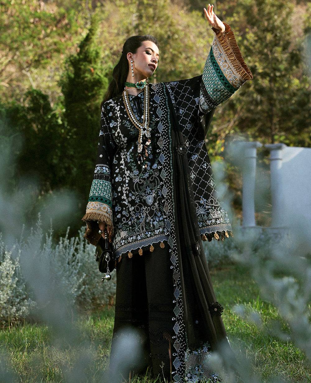 Republic Womenswear | Kalani Eid Luxury Lawn 25 | D6-B - Selene by Maria Faisal - Registered Vendor of : Republic Womenswear - type : Ladies Clothes - 100% original wedding dresses