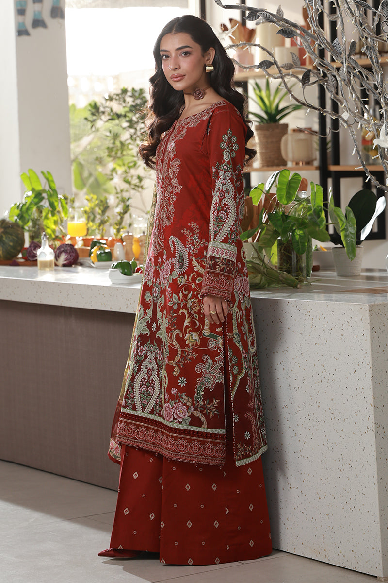 Gulaal | Delia Lawn 26 | Sia - Luxury Dress - available at Maria Faisal in UK and USA.