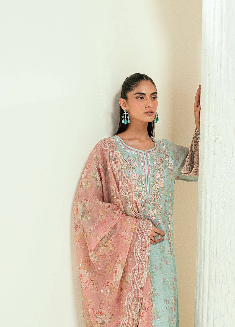 Dhanak | Signature Pret | SS25DA-2722 L-GREEN by Maria Faisal - Registered Vendor of : Dhanak - type : Ladies Clothes - 100% original wedding dresses