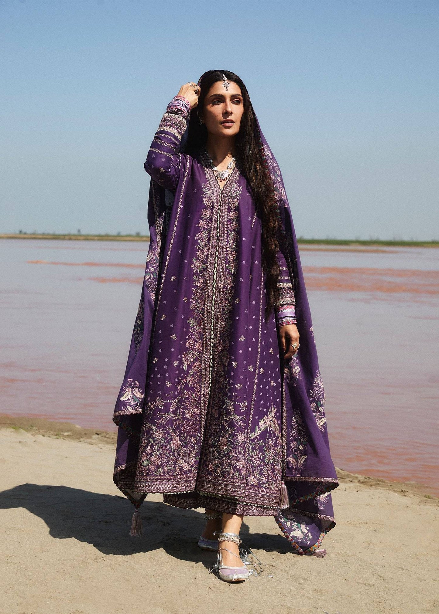 Hussain Rehar | Surkh Eid Pret’25 | Gulistaan by Maria Faisal - Registered Vendor of : Hussain Rehar - type : Ladies Clothes - 100% original wedding dresses